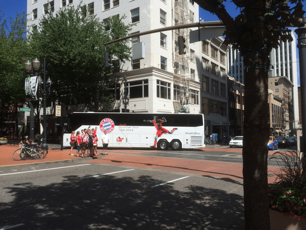 Bayern bus Portland
