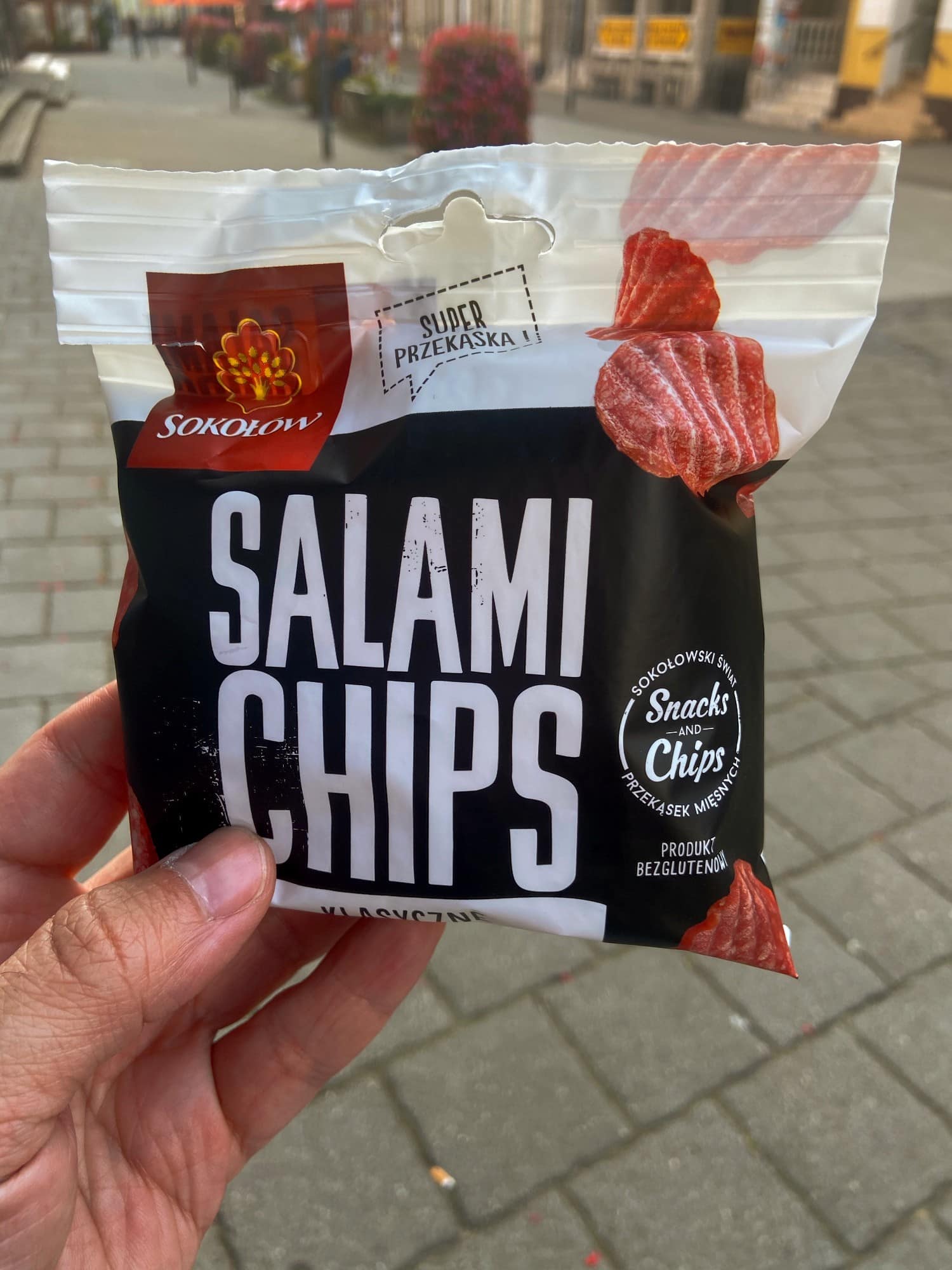 salami chips